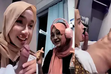Baby Putie Jilbab Sepongan Viral Tiktokers Cantik
